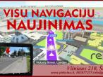 Daiktas Visų gps navigacijų, navigacinių sistemų žemėlapių atnaujinimas