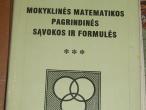 Daiktas Mokyklinės matematikos pagr. sąvokos ir f-lės