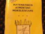 Daiktas Matematikos atmintinė