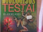 Daiktas Biologijos testai 11-12 klasei