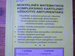 Daiktas V. Mockaus matematiko kartojimo užduotis abiturientamas