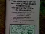 Daiktas Matematikos užduotys 9-10 kl.