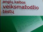 Daiktas 150 anglų kalbos veiksmažodžių testų