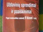 Daiktas Uždavinių sprendimai ir atsakymai. 9kl.Idalis (matematika)