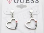 Daiktas Guess silver hearts auskarai