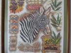 Daiktas Kryzeliu siuvinetas paveikslas Afrikos tematika
