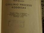 Daiktas Lietuvos TSR Civilinio proceso kodeksas, 1971