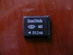 Daiktas Sandisk m2 512mb